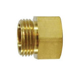 Midland Metal 30-073 30073 Brass 3/4” MGH X 3/4” Female NPT Rigid Adapter Fitting