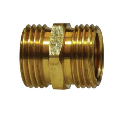 Midland Metal 30-098 30098 Brass 3/4” MGH X 3/4” MGH X 1/2" FIP Rigid Adapter Fitting