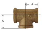Midland Metal 44-251 44251 Marine Grade Bronze 1/4" NPT Female 3-Way Tee Fitting
