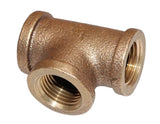 Midland Metal 44-255 44255 Marine Grade Bronze 1" NPT Female 3-Way Tee Fitting