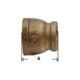 Midland Metal 44-442 44442 Bronze 1" X 3/4" Reducing Coupling Fitting - Second Wind Sales