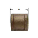 Midland Metal 44-413 44413 Marine Grade Bronze 1/2" NPT Female Coupling Fitting