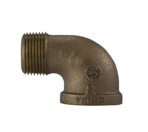 Midland Metal 44-161 44161 Bronze 1/4" NPT X 90° Street Elbow Pipe Fitting Seafit 1857689 139812