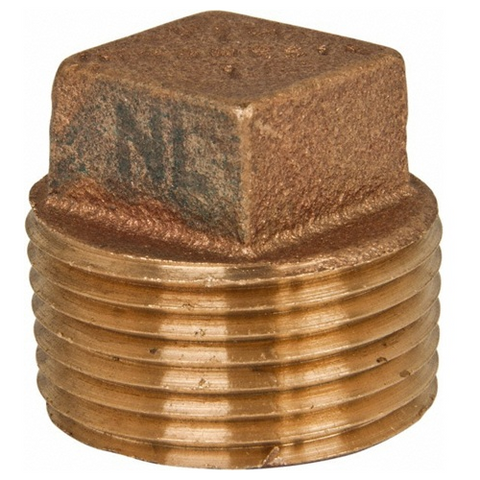 Midland Metal 44-676 44676 Marine Grade Bronze 1-1/4" NPT Male Plug Fitting