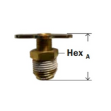 Midland Metal 46-087 46087 Brass 3/8" Male NPT External Seat Drain Petcock Cock Valve
