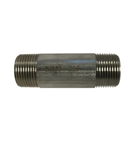 Midland Metal 48-094 48094 Stainless Steel 3/4” X 10” Pipe Fitting Plumbing Nipple