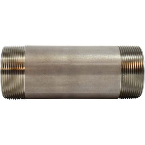 Midland Metal 48-181 48181 Stainless Steel 2-1/2” X 3” Pipe Fitting Plumbing Nipple