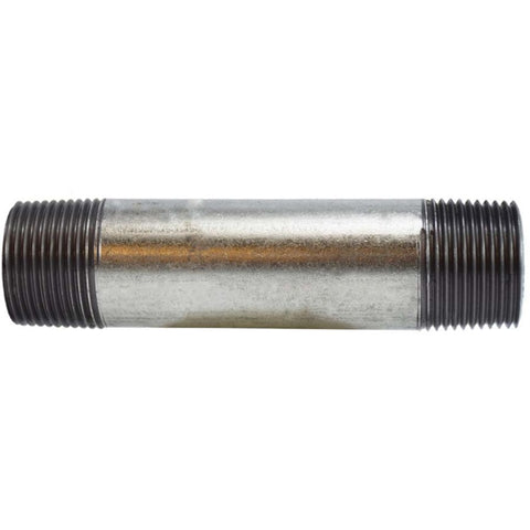 Midland Metal 56-100 56100 Galvanized Steel 1" X Close (1-1/2") Pipe Fitting Plumbing Nipple