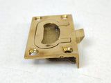 ABI 330012 2017BR Boat Marine Grade Solid Brass 1-3/4" X 2-7/8" Lift Handle with Catch
