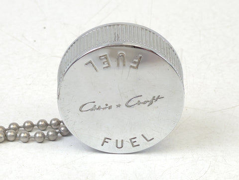 Chris Craft 550 Vintage Boat Marine Stainless Steel Chrome Fuel Cap Cover