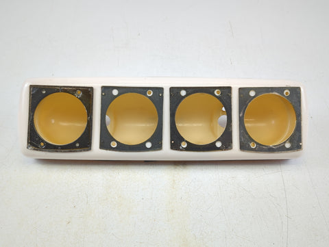 NavPod GP2401 Boat Marine InstrumentPod 12” Wide Guard PreCut for 4 Instrument 3.6” Hole GP2400