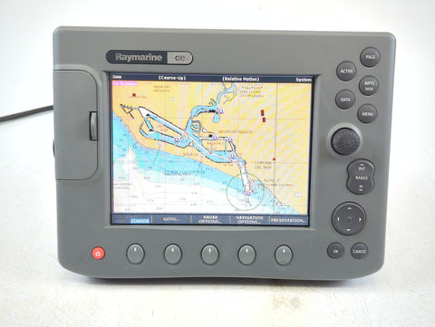 Raymarine C80 E02020 Boat Marine Color 8.4" Fishfinder Radar GPS Chartplotter MFD Display