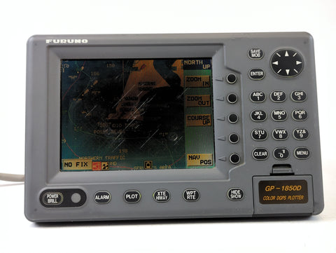 Furuno GP-1850D Chartplotter with Built-In DGPS GPS Beacon Receiver FOR PARTS