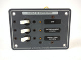 Blue Sea 8025 Boat Marine 100A Traditional Metal 3 Position DC Breaker Panel
