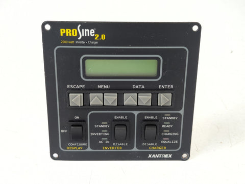 Xantrex 805-2020 PROsine 2000 Boat Marine Inverter / Charger Remote LCD Display Panel