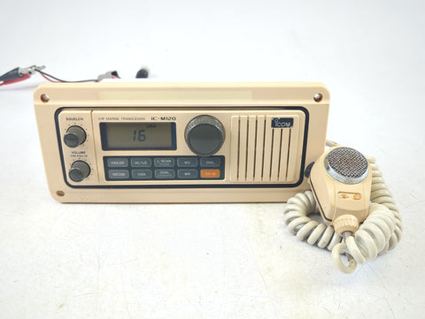 Icom IC-M120 Boat Marine VHF Marine Radio Transceiver with Microphone