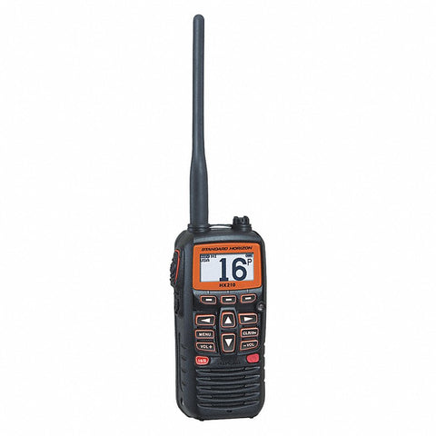 Standard Horizon HX210 Boat Marine Waterproof Floating Handheld VHF Radio
