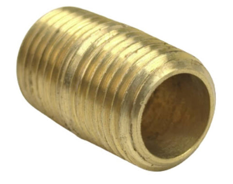 Midland Metal 40-001 40001 Red Brass 1/8" X Close (3/4") Pipe Fitting Plumbing Nipple