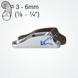 Sea Dog 002111-1 Clamcleat CL211MK1 Racing Junior Mk1 Fairlead 1/8" to 1/4" Deck Rope Cleat