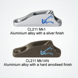 Sea Dog 002111-1 Clamcleat CL211MK1 Racing Junior Mk1 Fairlead 1/8" to 1/4" Deck Rope Cleat
