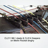 Sea Dog 002111-1 Clamcleat CL211MK1 Racing Junior Mk1 Fairlead 1/8" to 1/4" Deck Rope Cleat