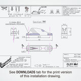 Sea Dog 002111-1 Clamcleat CL211MK1 Racing Junior Mk1 Fairlead 1/8" to 1/4" Deck Rope Cleat