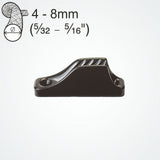 Sea Dog 002090-1 Clamcleat CL209 Midi Boat Marine Black Nylon 3/16" to 5-16" Deck Rope Cleat