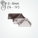 Sea Dog 002182-1 Clamcleat CL218MK2 Side Entry Port Aluminum 1/8" to 1/4" Deck Rope Cleat