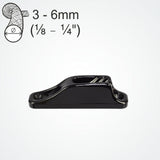 Sea Dog 002030-1 Clamcleat CL203 Junior Nylon Fairlead 1/8" to 1/4" Deck Rope Cleat