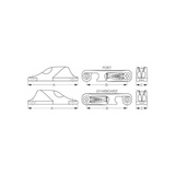 Sea Dog 002171-1 Clamcleat CL217MK1 Side Entry Starboard Fairlead 1/8" to 1/4" Deck Rope Cleat