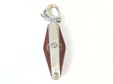 Lewmar Boat Sailboat Marine Vintage 50mm Tufnol Snap Pulley Cleat Block