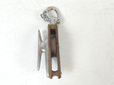 Lewmar Boat Sailboat Marine Vintage 50mm Tufnol Snap Pulley Cleat Block