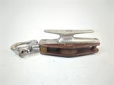 Lewmar Boat Sailboat Marine Vintage 50mm Tufnol Snap Pulley Cleat Block
