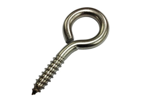Marine Grade 5-32” X 1-5/8” Stainless Steel Screw Eye Fasco Fastener MP3434 3434MP