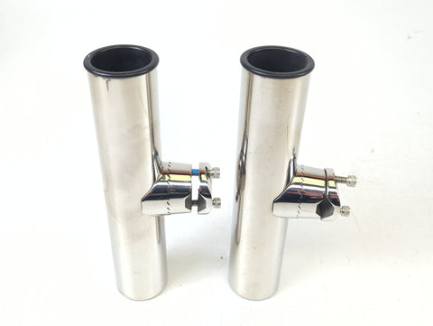 Blacktip CDC-A17L01AD Stainless Steel Clamp-On Fishing Rod Holder 2-Pack