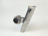 CE Smith 53661A Stainless Steel Mid Mount 2-Way Clamp-On Fishing Rod Holder