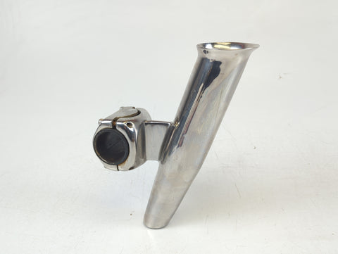 CE Smith 53661A Stainless Steel Mid Mount 2-Way Clamp-On Fishing Rod Holder