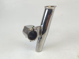 CE Smith 53661A Stainless Steel Mid Mount 2-Way Clamp-On Fishing Rod Holder