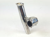 CE Smith 53661A Stainless Steel Mid Mount 2-Way Clamp-On Fishing Rod Holder