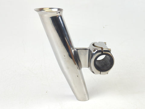 CE Smith 53661A Stainless Steel Mid Mount 2-Way Clamp-On Fishing Rod Holder - Second Wind Sales