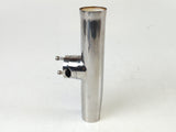 White Water 53300SL Boat Marine Stainless Steel Clamp-On Tapered Fishing Rod Holder