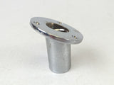 West Marine 967 Stainless Steel 25° Angled Flush Mount 1" Flag Pole Socket