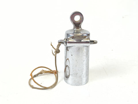 Sailboat Vintage Chrome Plated Brass Whisker Spinnaker Boom Pole Mast Side End Cap