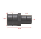 Marine East 8885 Boat High Impact Nylon 1-1/8" X 1-1/2" Hose Barb Adapter Joiner