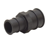 Marine East 8885 Boat High Impact Nylon 1-1/8" X 1-1/2" Hose Barb Adapter Joiner