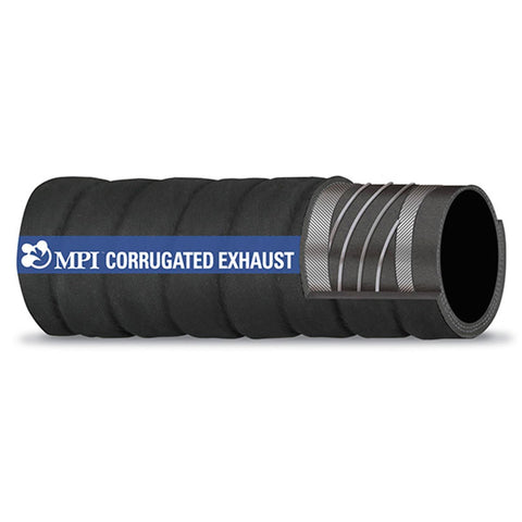 MPI 252-2000 Corrugated 2" X 2' Premium Boat Marine Wire Reinforced Wet Exhaust and Water Hose