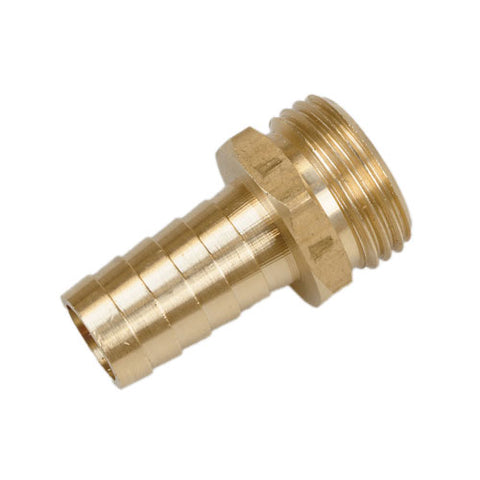 Midland Metal 30-042 30042 Brass 3/4" Hose Barb X 3/4" GHT Garden Hose Male Adapter Fitting