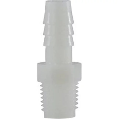 Midland Metal 33-010W 33010W Nylon 5/16" Hose Barb X 3/8" NPT Male Straight Adapter Fitting