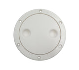 Rabud 4LAW Boat Marine 4" Arctic White Twist-N-Lock Deck Plate