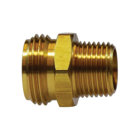 Midland Metal 30-058 30058 Brass 3/4" Garden Hose GHT X 1/2" NPT Straight Adapter Fitting Seafit 22325781 1916923